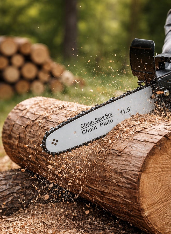 11.5 Inch Electric Chainsaw Attachment for Angle Grinder – Portable Chain Saw Stand Kit, Wood Cutting Tool for Tree Trimming, Bamboo Cutting & Forest Harvesting ( Not included Grinder ) - Image 1